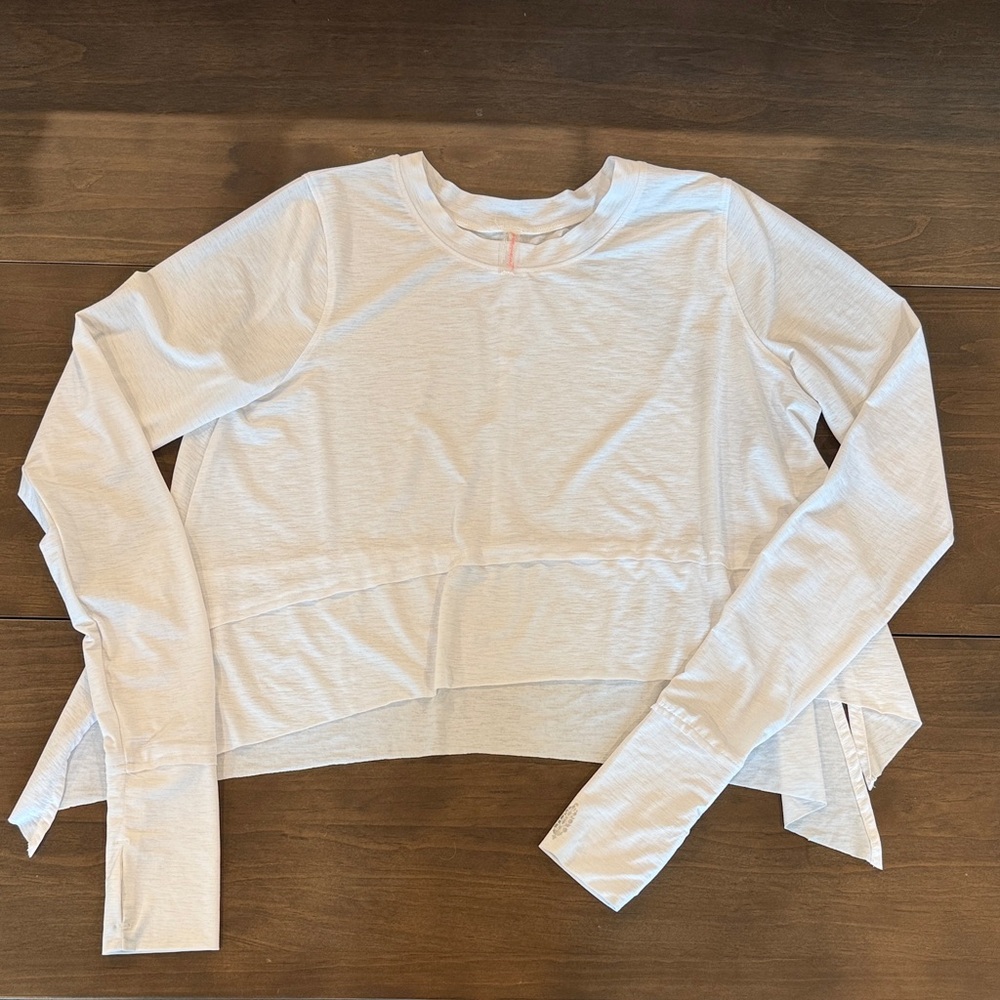 FP Movement by Free People Cream Long Sleeve Top